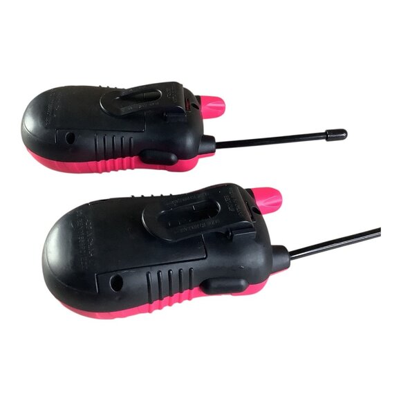 Toy Walkie Talkies 2-Way Radio Pink/Black Pair For Kids Compact Portable‎ Fun - Picture 5 of 7